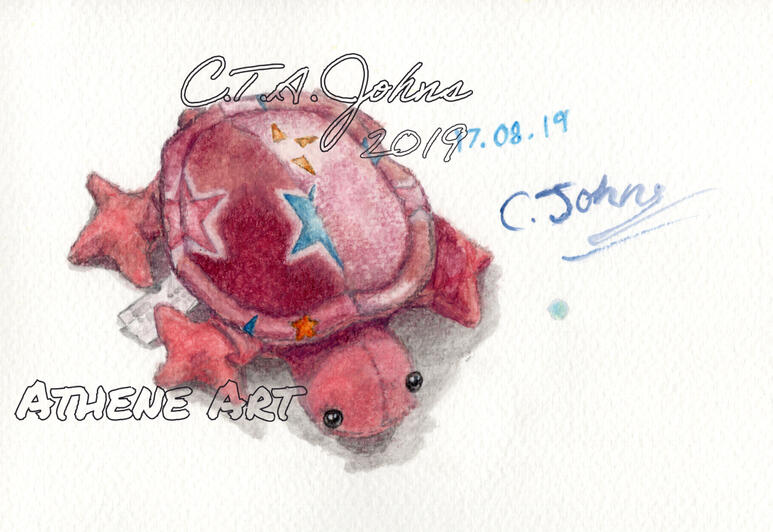 Sand Turtle Watercolour